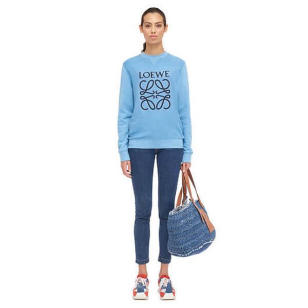 【18AW NEW】ロエベ トレーナー コピーLOEWE_women/Anagram Sweatshirt スウェット/レッドH616337W012